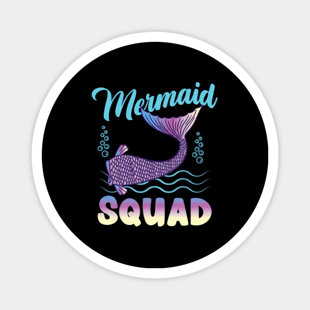 Mermaid Squad Mermaid Magnet by klei-nhanss